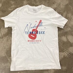 Cream Nashville Graphic T-Shirt